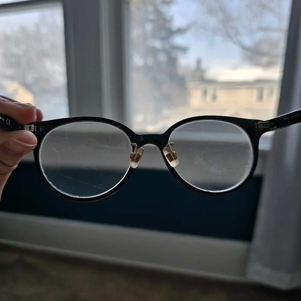 Kate Spade Genell eyeglasses full rim oval black 49-19-145